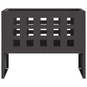 Feuerstelle Stahl Schwarz 50x30x40cm