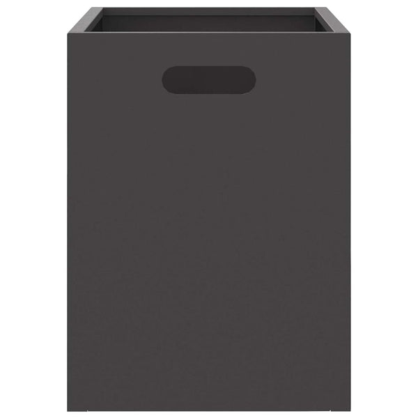 Feuerstelle Stahl Schwarz 50x30x40cm
