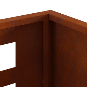 Feuerstelle Braun Stahl 50x30x40cm