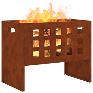 Feuerstelle Braun Stahl 50x30x40cm