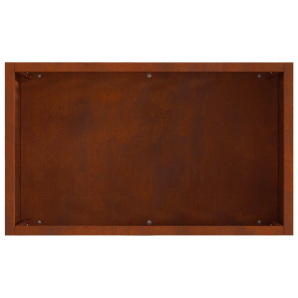 Feuerstelle Braun Stahl 50x30x40cm