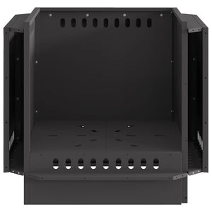 Rauchfreier Feuerkorb, Schwarz, 58cm