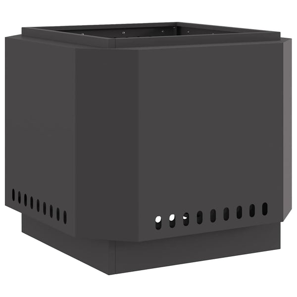 Rauchfreier Feuerkorb, Schwarz, 58cm