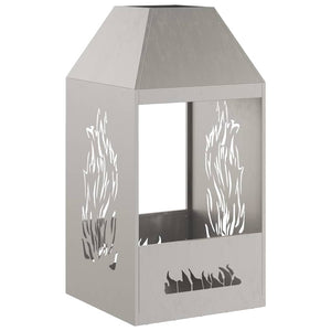 Feuerstelle Braun Wetterstahl 50x50x100cm