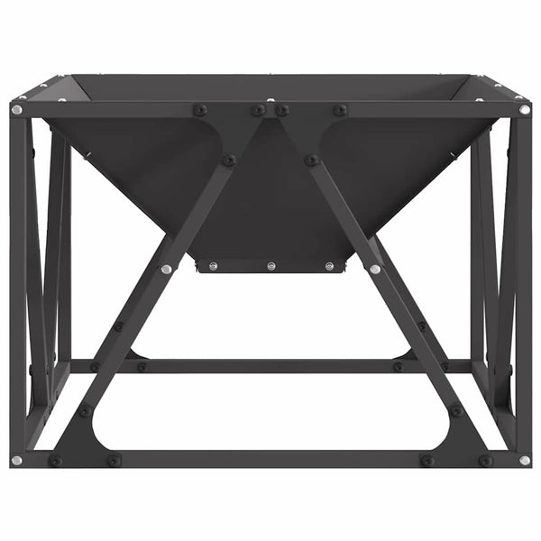 Feuerstelle Stahl Schwarz 50x50 cm