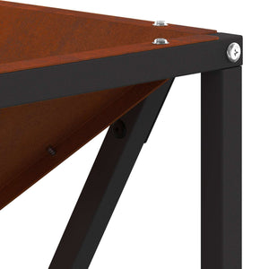 Feuerstelle Braun 80x80 cm aus Wetterfeststahl