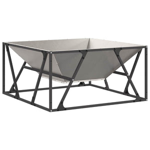 Feuerstelle Braun 80x80 cm aus Wetterfeststahl