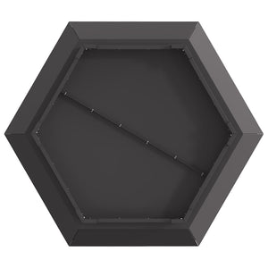 Feuerstelle Schwarz Stahl 75x75 cm
