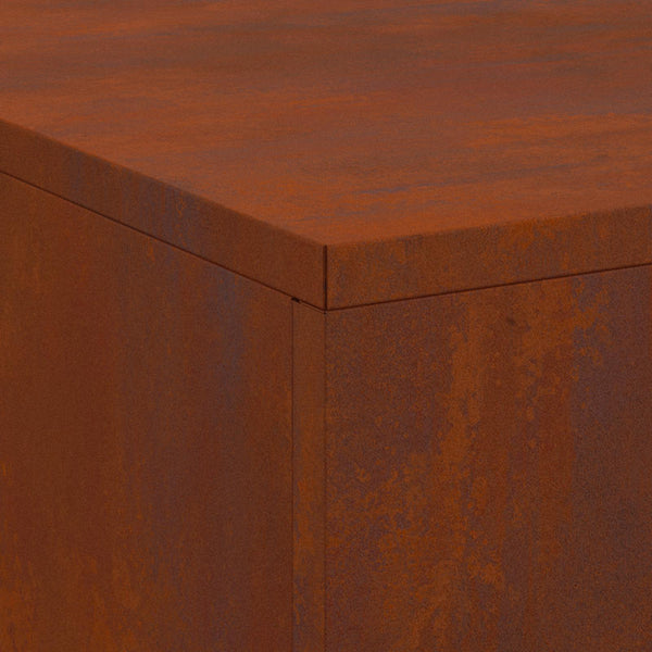 Feuerstelle Braun 100x100 cm