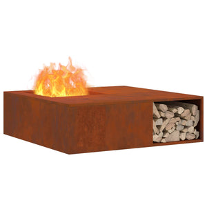Feuerstelle Braun 100x100 cm