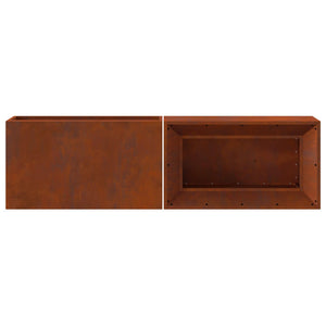 vidaXL Foyer extérieur Marron 160 x 45 x 35 cm Acier