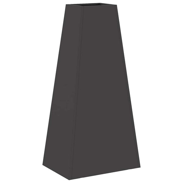 Feuerstelle Schwarz Stahl 50x35x100cm