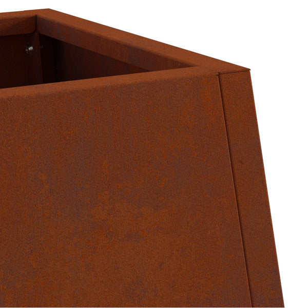 Feuerstelle Braun Wetterfeststahl 50x35x100cm