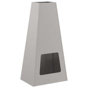Feuerstelle Braun Wetterfeststahl 50x35x100cm