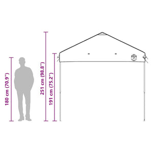Grünes Pavillon-Zelt 243x243 cm