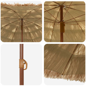 Natur Strandparasol, 160cm