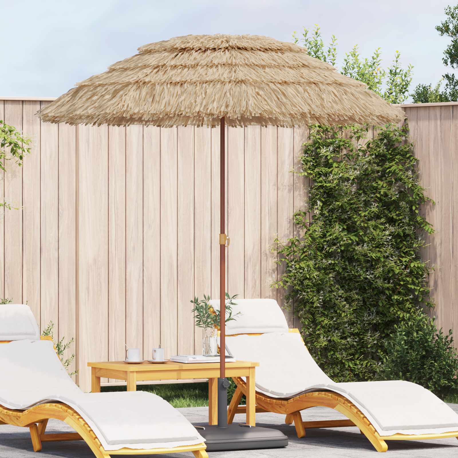 Natur Strandparasol, 160cm