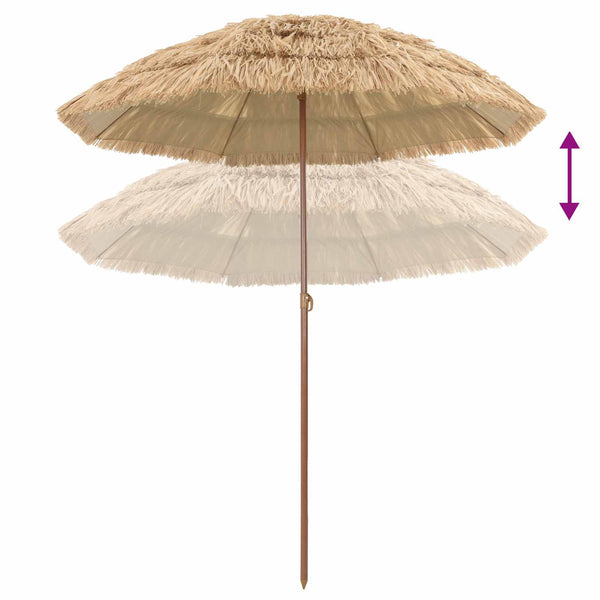 Natur Strandparasol, 160cm