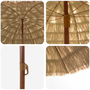 Strandparasol Natur 255 cm