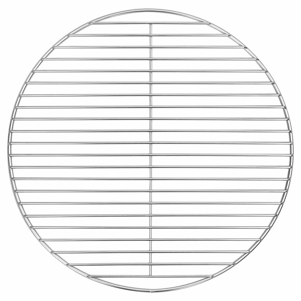 Edelstahl Grillrost Silber 43x43 cm
