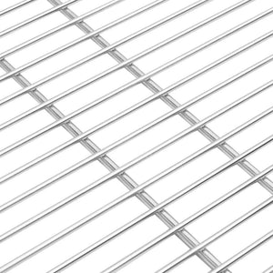 Edelstahl Grillrost Silber 60x60 cm