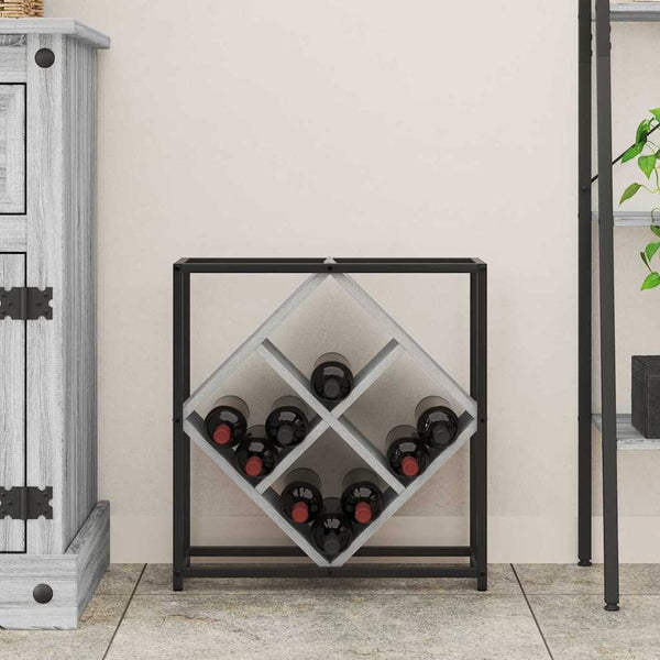 Weinregal Sonoma Grau für stilvolle Lagerung