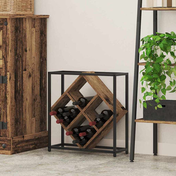 Weinregal Altholz für stilvolle Lagerung