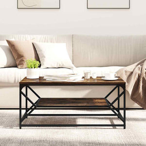 Couchtisch Geräucherte Eiche 90x50 cm