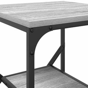 Beistelltisch Sonoma Grau 41x40x60 cm
