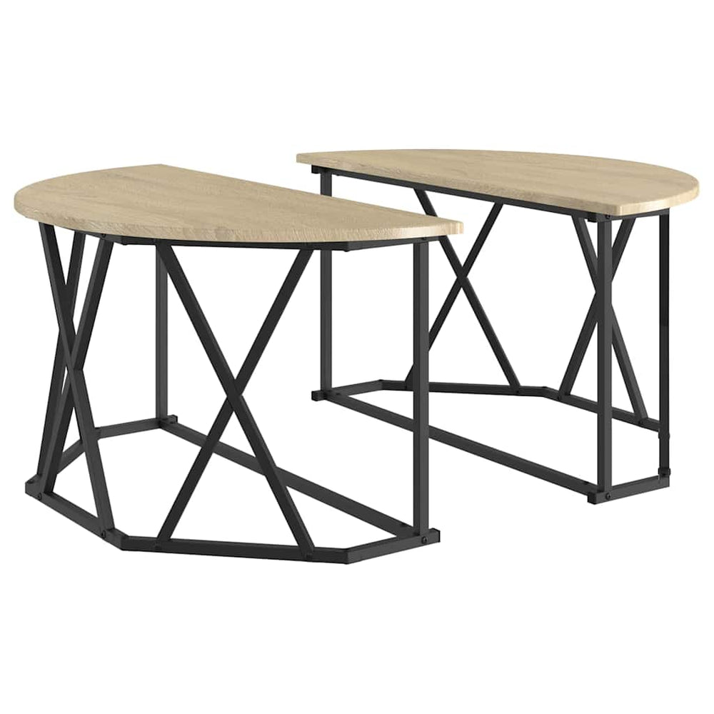 Sonoma Eiche Couchtisch 80x80 cm