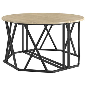 Sonoma Eiche Couchtisch 80x80 cm
