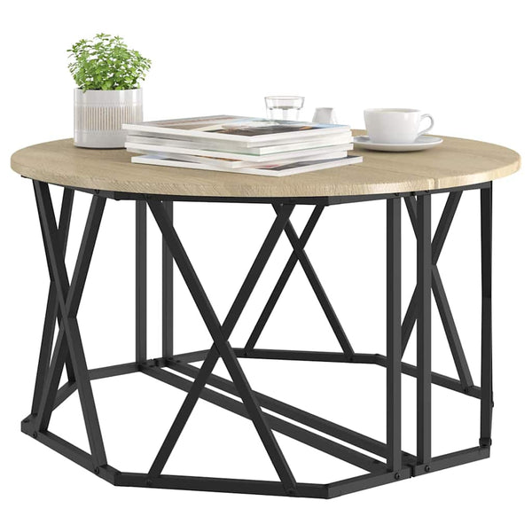 Sonoma Eiche Couchtisch 80x80 cm