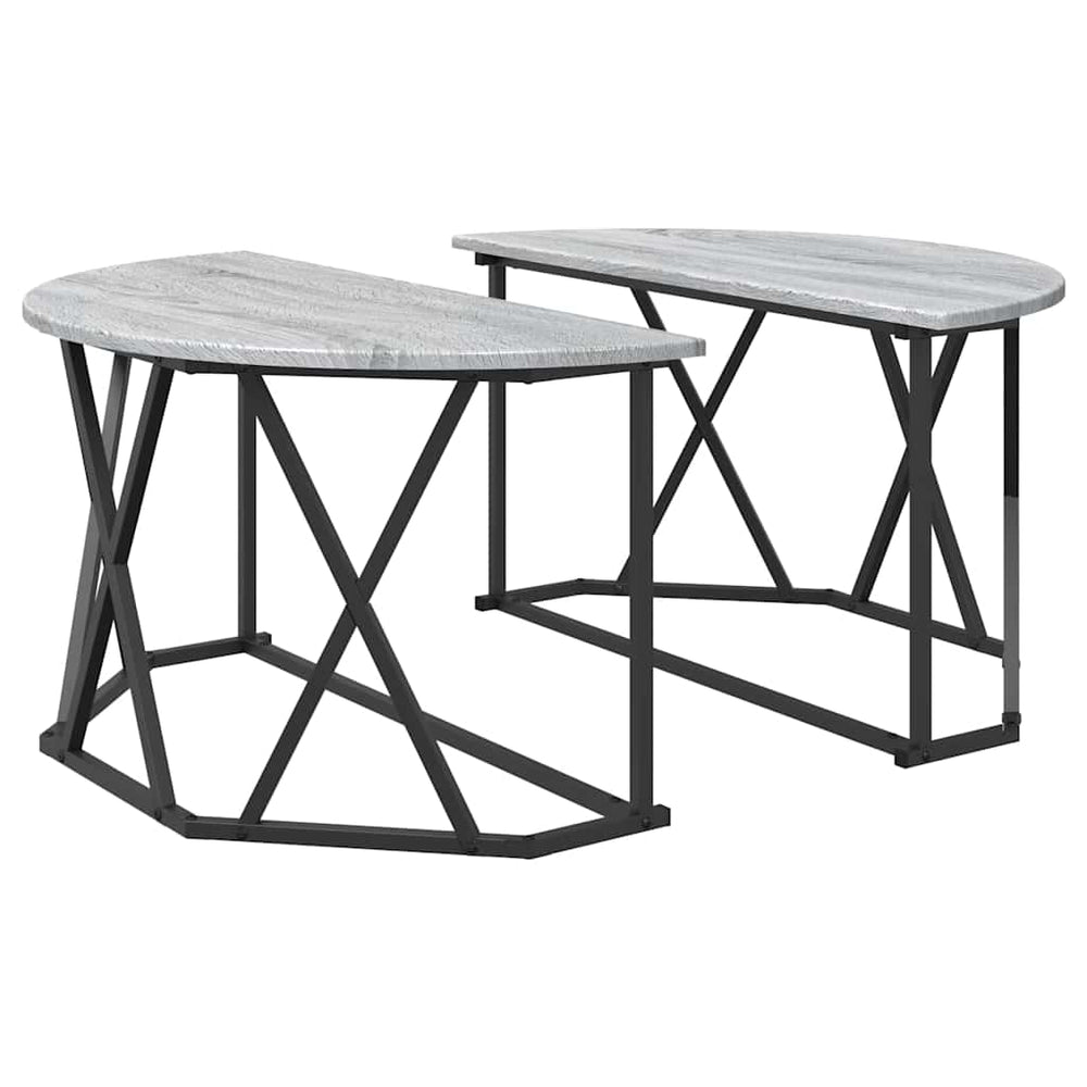 Couchtisch Sonoma Grau 80x80 cm