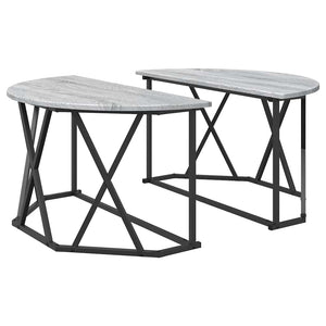 Couchtisch Sonoma Grau 80x80 cm