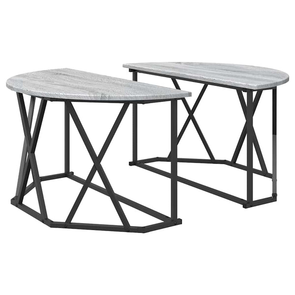 Couchtisch Sonoma Grau 80x80 cm