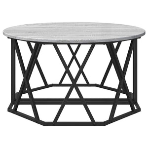 Couchtisch Sonoma Grau 80x80 cm