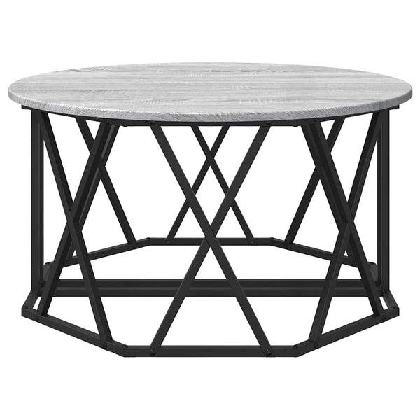 Couchtisch Sonoma Grau 80x80 cm