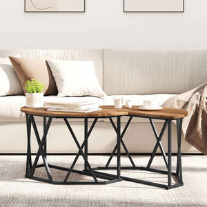Couchtisch Altholz 80x80 cm