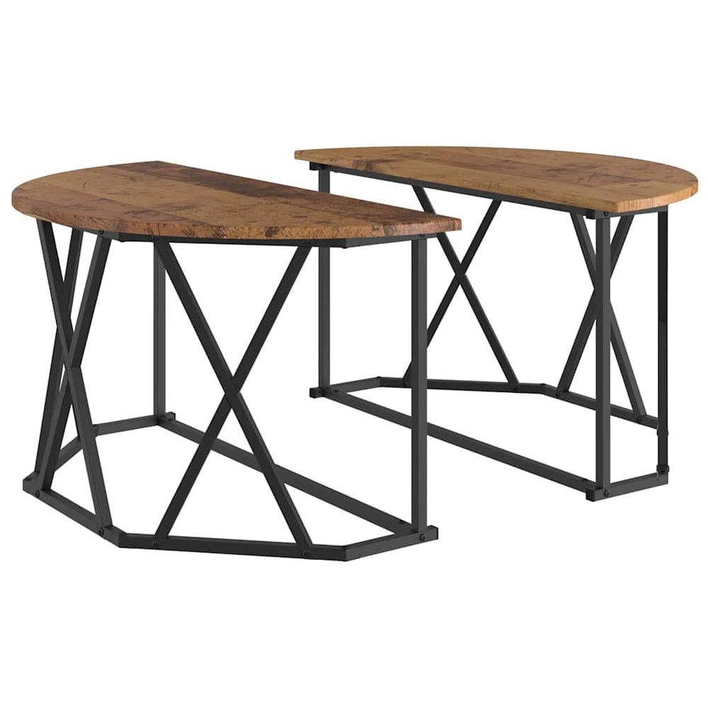 Couchtisch Altholz 80x80 cm