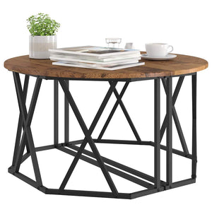 Couchtisch Altholz 80x80 cm