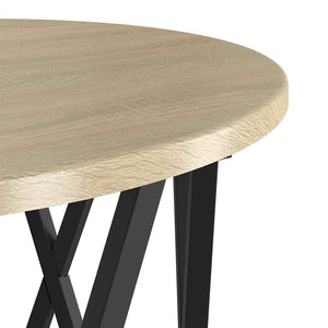 Nesting Beistelltisch 3er Set Sonoma-Eiche