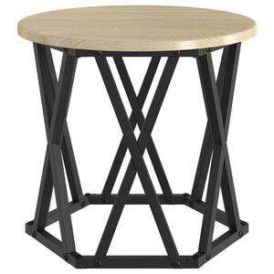 Nesting Beistelltisch 3er Set Sonoma-Eiche