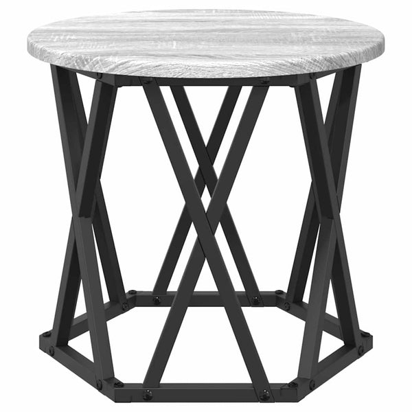 Nesting Beistelltisch 3er Set Grau Sonoma