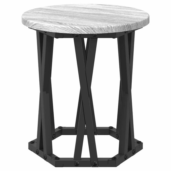 Nesting Beistelltisch 3er Set Grau Sonoma