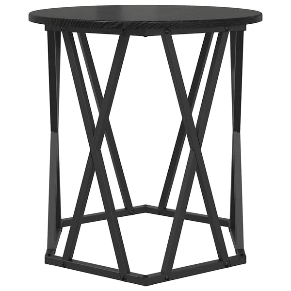 Couchtisch Schwarz Eichenoptik 2er Set