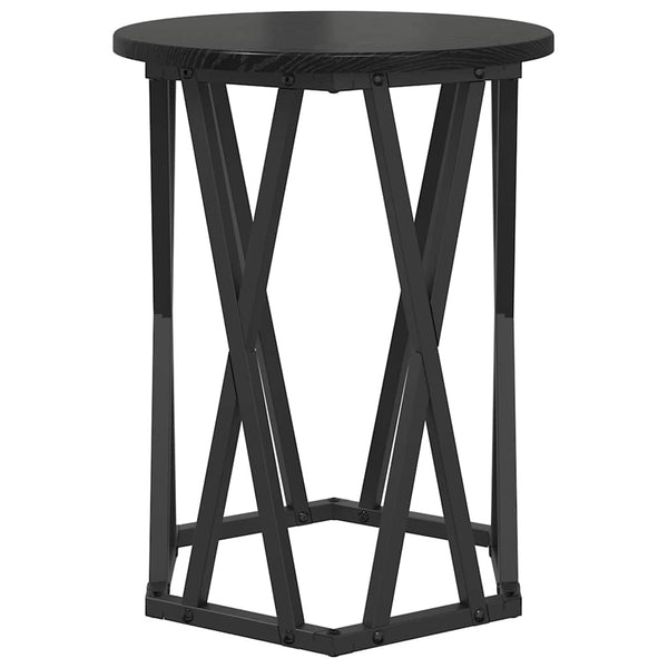 Couchtisch Schwarz Eichenoptik 2er Set