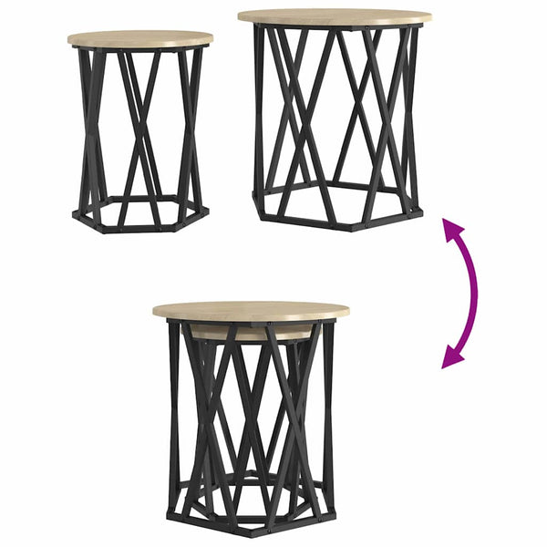 Couchtisch 2er-Set Sonoma Eiche