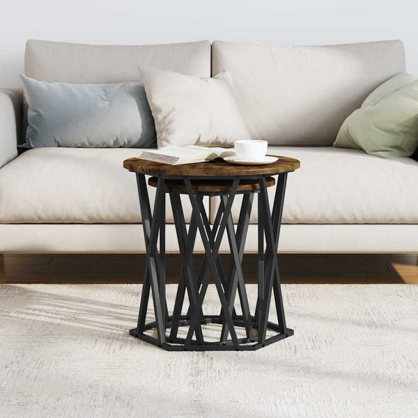 Couchtisch 2er Set Eiche Optik