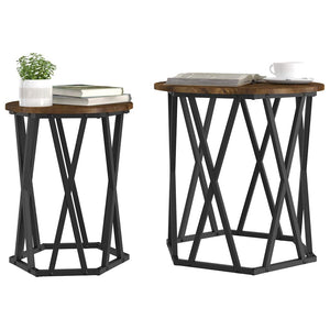 Couchtisch 2er Set Eiche Optik