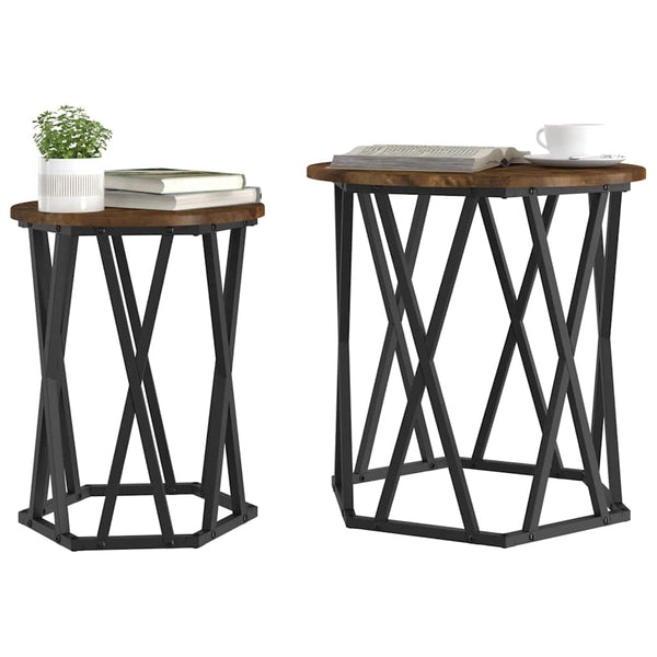 Couchtisch 2er Set Eiche Optik